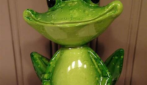 Vintage Ceramic Miniature Frog Figurines Tonala Pottery Toads, Mexican
