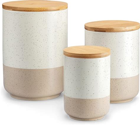 Ceramic Canisters With Lids