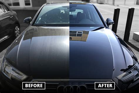 ceramic coating before and after