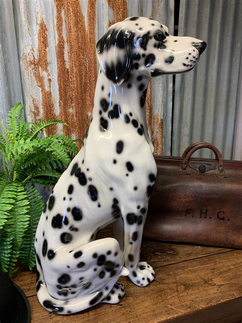 Ceramic Dalmatian Statue