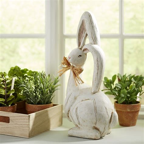 ceramic easter bunny decor