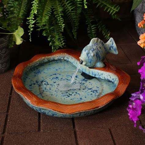 persianwildlife.us:ceramic fish fountain