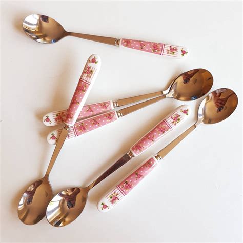 blomster.shop:ceramic handled teaspoons