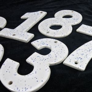 Ceramic House Numbers Uk