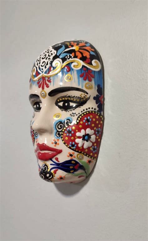 Ceramic Mask Wall Decor
