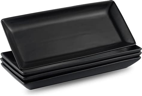 Ceramic Serving Plate Black