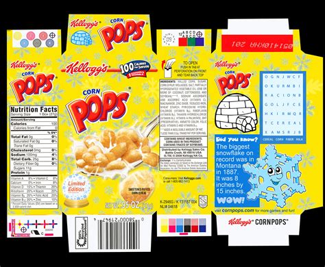 cereal box template 641 Box template, Packaging template design