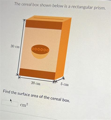 Cereal Box A Rectangular Prism