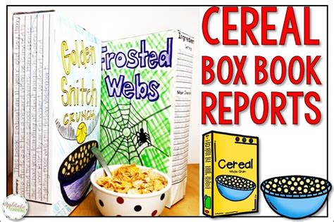 Cereal Box Book Reports Examples