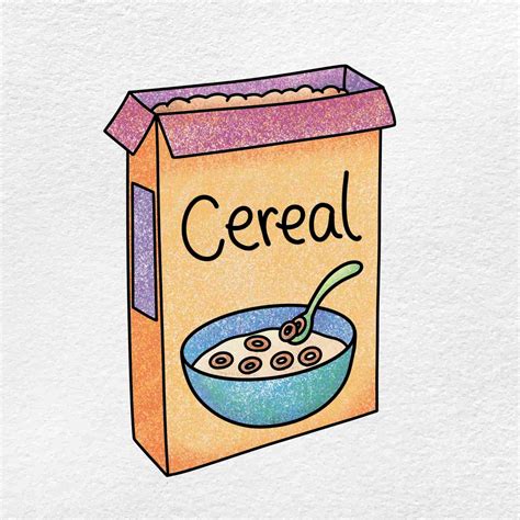 Cereal Box Drawing