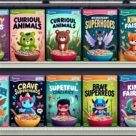 Cereal Box Idea Names