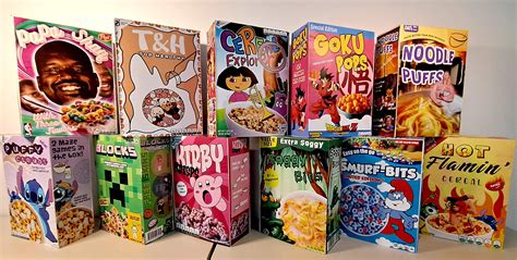 Cereal Box Ideas Project