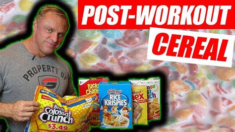 Cereal Post Workout Reddit