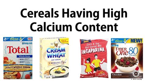Cereals With Highest Calcium
