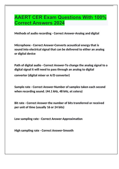 cerer exam questions