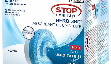 Ceresit Stop vlhkosti tablety Aero 360, 4x450g, 3+1
