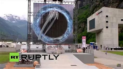 cern tunnel opening ceremony