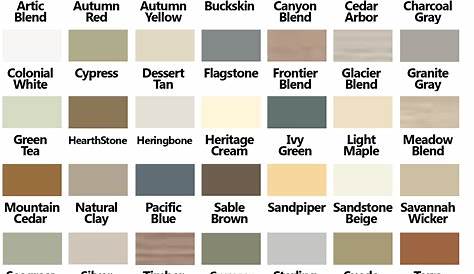 Certainteed Vinyl Siding Color Chart Carpentry s, Samples