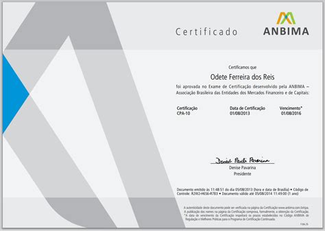 certificado anbima cpa 10