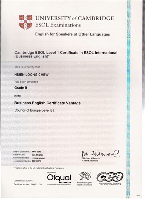 certificate in esol international