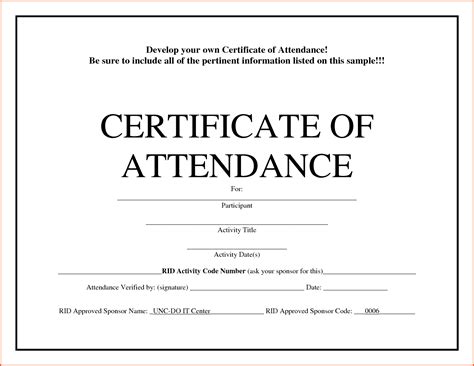 Free Event Attendance Certificate Template in Adobe