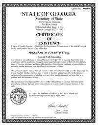 certificate of authority for llc in georgia