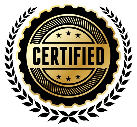 certifications and licenses