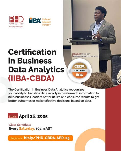 certification in business data analytics