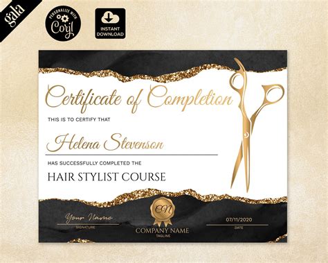 certification programs for hair styling