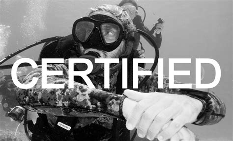 certified divers