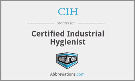 certified industrial hygienist directory