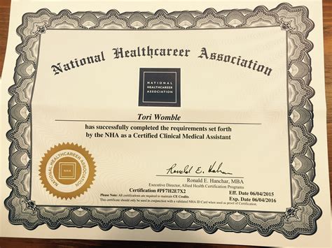 certified medical assistant accreditation