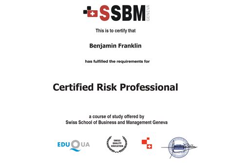 certified risk professional certification