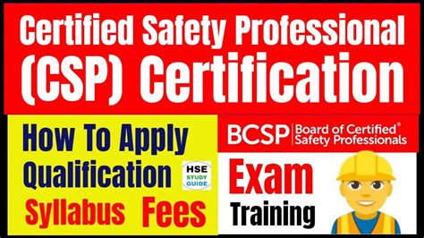 certified safety professional salary in india