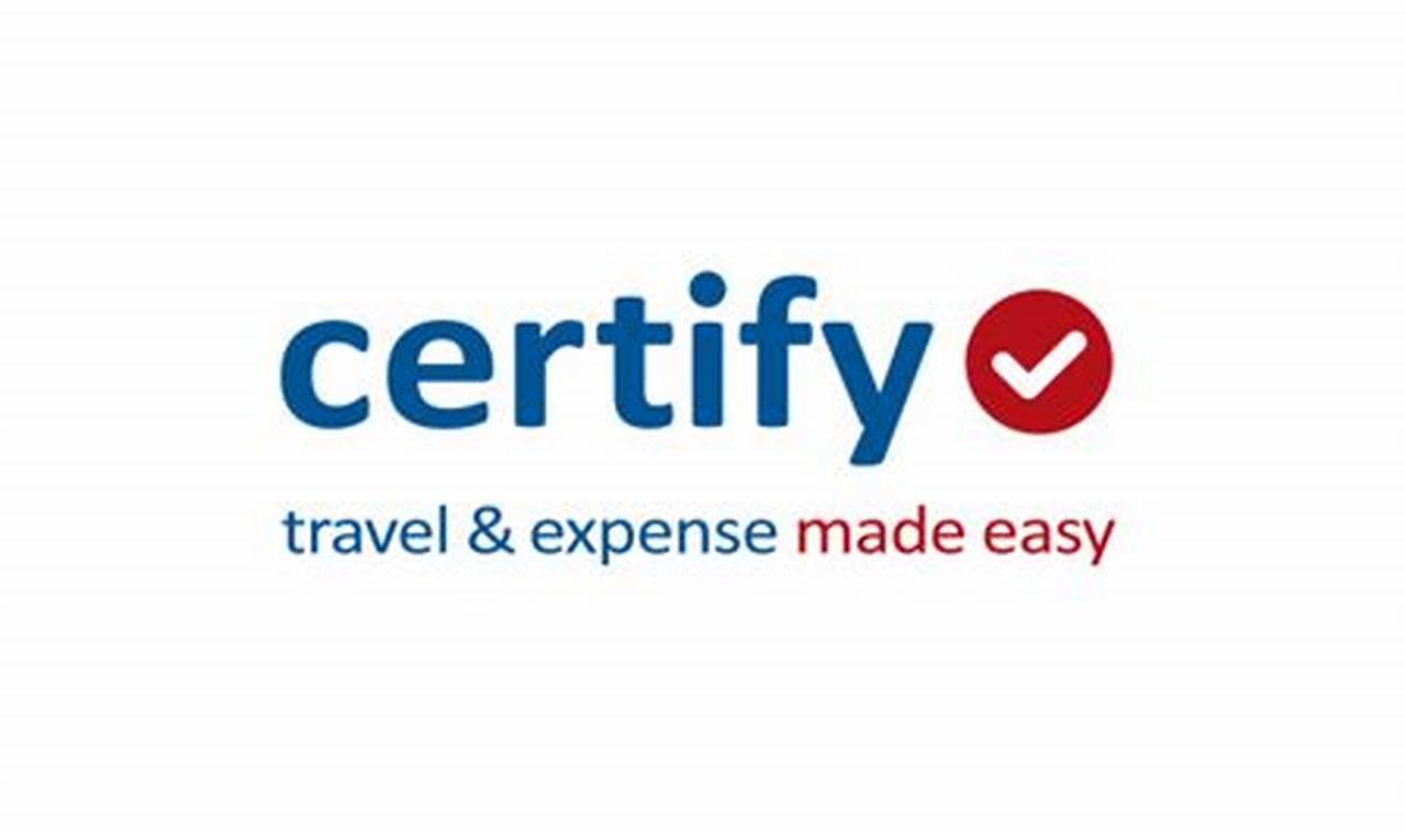 certify travel expense