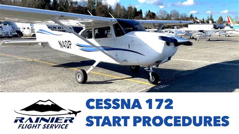 Cessna 172 Cold Start Procedure