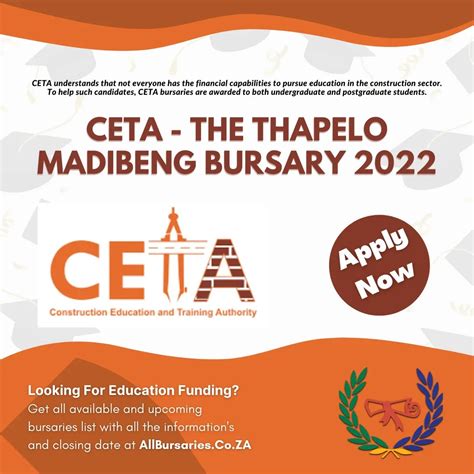 ceta thapelo madibeng bursary