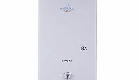 White Chauffeeau CEYLAN automatique à gaz série 3 (10L