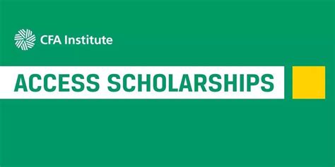 cfa institute access scholarship
