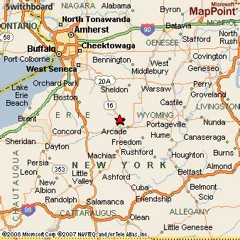 Chaffee Ny Map
