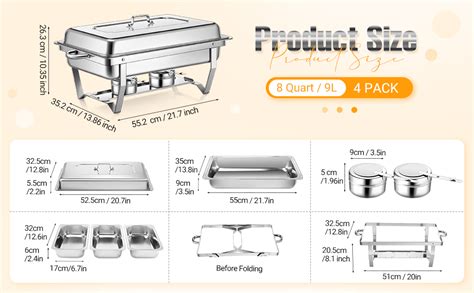 Chafing Dish Tray Size