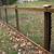 chain link wood fence