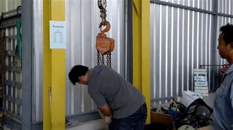 Chain Block Load Testing