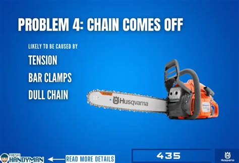 Chain Comes Off Chainsaw