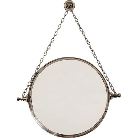 Chain Hanging Mirror Silver