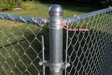 Chain Link Fence Post Brace