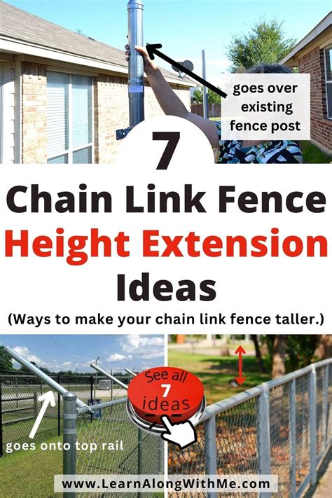 Chain Link Height Extension