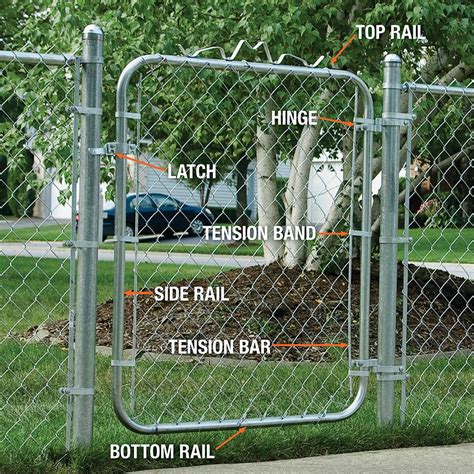 Chain Link In Gate
