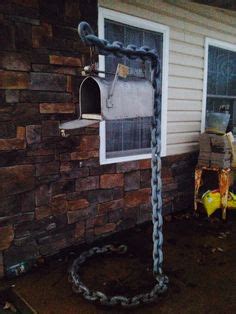 Chain Mailbox Post