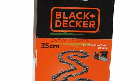 Chaine Tronconneuse Black Et Decker 35 Cm Chaîne A6155, Tronçonneuses BLACK & DECKER GK14